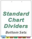 Preprinted Chart Dividers<br>5-6-7 tabs per set