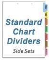 <h2>Preprinted Chart Dividers<br>Side Tab Sets</h2>5-6-7 tabs per set