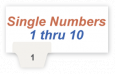 Individual Numbers 1 - 10 Flipchart