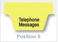 Telephone Messages (Lite Yellow)